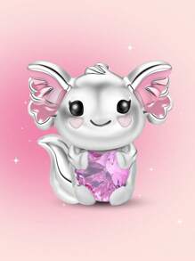 1Pc Fashionable Cute Pet Puppy Series Charm Bead Fit For Women Bracelets Bangles DIY Jewelry Making And Daily Outfit Matching Jewelry Decoration For Girls