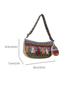 包包女包2025新款小众复古风女士单肩包时尚流苏跨界斜挎包