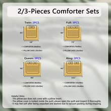 2/3 Pieces Luxury Solid Color Comfortable Breathable Comforter Set, Anti-Shrink And Anti-Fading Luxury Hotel-Grade Easy-Care Comforter Set, Machine Washable, High-Quality Bedding For All Seasons, Daily Holiday Gifts - Xám - Xem 5