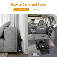 Folding Hand Truck With 4 Wheels 75kg Heavy Duty Sack Cart Carrier Luggage Trolley Hand Trolley For Lifting Luggage Personal Travel Auto Moving