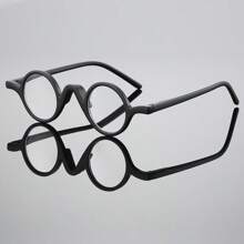 1 buc Ochelari de citit rotunzi retro pentru bărbați, vintage, mici, personalizați, eleganți, ușori, de înaltă calitate, vedere clară pentru computer, citit, jocuri, disponibili în 100-350 de grade