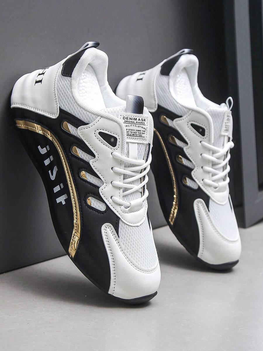 男士新款时尚运动鞋，柔软舒适的衬里，透气鞋面，隐形鞋垫，防滑鞋底，适合青少年休闲运动穿着