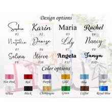 1pc Customized Canvas Tote Bag, Create A Unique Bag Just For You! Durable Canvas Tote Bag Not Only Practical But Also A Canvas To Showcase Your Personalized. Embroidery, Add Elegant Name, Initial Or Special Text - Multicolor - View 12