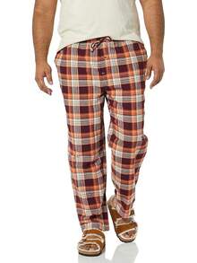 Essentials Men's Flannel Pajama Pant - Naranja - Ver 4
