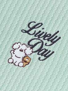 Balabala 女童飞行员夹克 2025 棒球风外套 IP 系列 - 粉綠 - 查看 3