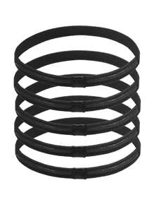 Multiple Use Thin Headbands For Women Men Elastic Stretchy Skinny Headbands Sports Hair Bands With Silicone For Woman Man Girls Boys Teen