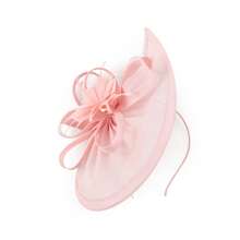 1 Stück fächerförmiger Tee-Party Fascinator Hut für Frauen, Kentucky Kopfbedeckung Derby Pillbox Kirchenhut für Cocktail Hochzeit, Haaraccessoires, kleine Hüte, Mini Fascinator, Mini Mütze