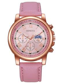 1/3/4/5 pièces Montres Élégantes pour Femmes en Quartz Romain - Cadran Rond à La Mode avec Bracelet, Idée de Cadeau Parfaite