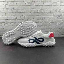 1 双男士复古运动户外鞋，透气休闲徒步鞋，防滑耐用跑鞋，小众厚底运动鞋