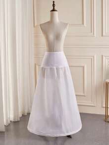 Robe de mariée Soutien Gabon Moyen et Long Soutien en arête de poisson Robe de mariée Lolita Jupe intérieure Soutien Vêtements d'automne pour femmes - Multicolore - Voir 5