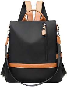 Zaino di grande capacità per donna, zaino casual semplice, borsa per laptop leggera in tessuto Oxford, borsa da viaggio antispruzzo, zaino scolastico per studenti, borsa da viaggio per impiegati, zaino multifunzionale