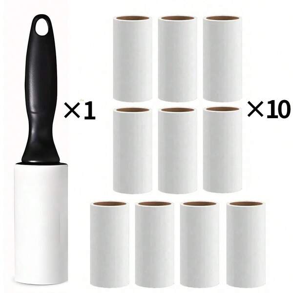 1/5/10 Pieces Reusable Plush Remover Rolls, 60 Sheets/1 Refills, Sticky Sharp Brush For Animal Hair, Large Size Sharp Remover Roll For Sofa, Furniture,Cyber Monday,Friday,Christmas Gifts,Christmas Decoration,New Year Gifts