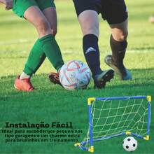 Mini Goal Kit, Football Goal Post, Net And Ball Toys For Boys - Kit 1 - 查看 6