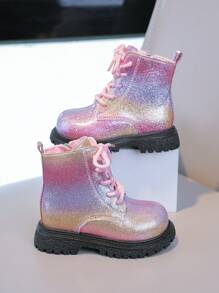 Kinder Herbst/Winter neue Mode Stiefel, Mädchen Prinzessinnen Stil vielseitige Knöchelstiefel geeignet für Mädchen Spielzeit, Fotoshootings, Ausgehen