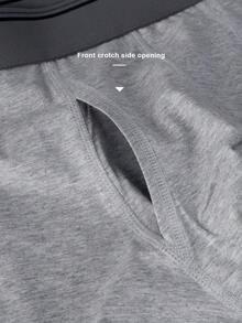 Norcotton 4pcs Men's Underwear, Pure Cotton Side Opening Boxer Briefs, Breathable Cotton Boxing Shorts - Multicolor - View 6