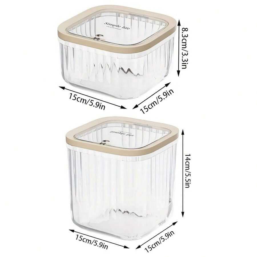 Clear Laundry Pod Dispenser - Odorless Plastic Storage Container For ...