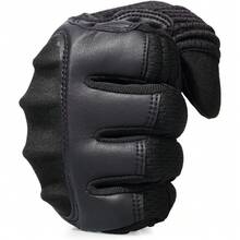 Full Finger Gloves For Outdoor Training, Sports, Climbing, Shooting, Hunting, Riding - 黑色 - 查看 4