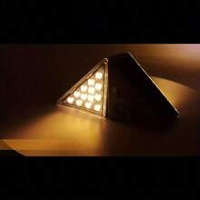 2/6pcs Solar Powered, 13LED, Sunlight Sensor Outdoor Waterproof Creative Solar Step Lights, Stair Tread Lights, Pathway Lights, Patio, Garden, Christmas Decor