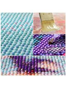 1 Pc Desserts And Coffee Diamond Painting Full Round Diamond Food Photos Embroidery DIY Kitchen Restaurant Decoration Handmade Hobby Gift - Green - View 6