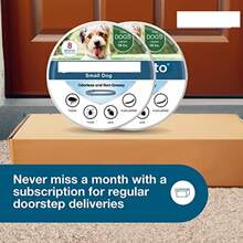 Sest Small Dog Vet-Recommended Flea & Tick Treatment & Prevention Collar For Dogs Under 18 Lbs. | 8 Months Protection  Cartoon    Fabric    Vet-Recommended Flea & Tick Treatment - 2 包 - 查看 9