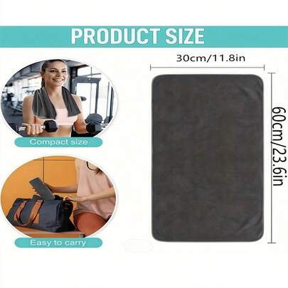 1/6 Pcs Microfiber Towels For Men & Women: Quick Drying, Highly Absorbent, Ultra Soft, Suitable For Gym, Fitness, Yoga, Golf, Camping, Also Can Be Used As Gifts