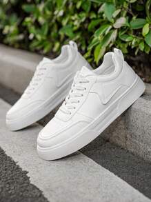 2025 Men's Casual White Sneakers, Skateboard Shoes, Leisure Sports Shoes
