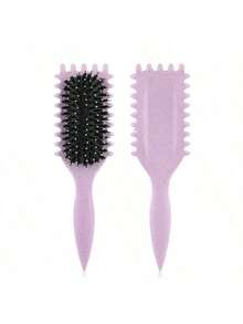 5pcs/2pcs/1pc New Straw Massaging Bounce Hair Brush, Best-Selling Curling Brush, Shaping Brush, Household Styling Brush, Anti- Hair Brush, Portable Brush, Volumizing Scalp Massage Hair Brush, Smooth Hair Air Cushion Brush, Must-Have For Back To School, Dorm, Home, Travel, Elegant Gift For Ladies, Suitable For Girlfriends, Family, Friends