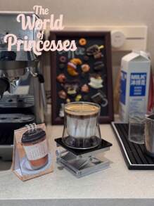 Adjustable Coffee Machine Coaster, Elevated Coaster, Water Dispenser, Coffee Machine Splash-Proof Lift Platform, Rust-Free Aluminum Alloy Material, Heat-Resistant Anti-Burn Pad, Doll Display Stand, Aroma Diffuser Stand, Jewelry Display Stand, Suitable For Home Decor, Water Collection, Anti-Burn Protection