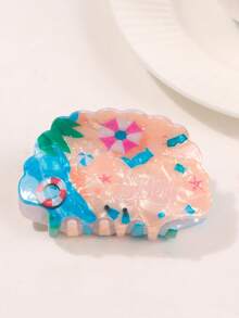 1 件 7.1 厘米女士优雅发夹 - 沙滩发饰、居家旅行礼品、休闲正式两用发夹、时尚发饰、精湛工艺装饰品、完美礼物之选时尚发饰优雅发夹女士爪夹 - 彩色 - 查看 7