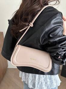 Fashionable And Simple Solid Color Belt Decoration Shoulder Bag, Suitable For Shopping, Wallets, Shopping, Young Women, College Students, Newcomers, White-Collar Workers. They Are Very Suitable For Offices, Universities, Work, Business, Commuting, Outdoor Activities, Travel, And Outings