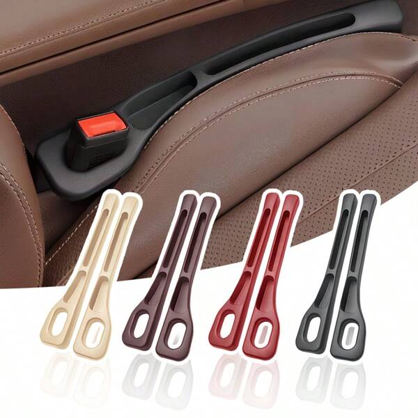 Scatola portaoggetti e riempitivo per lo spazio tra i sedili dell'auto 2 in 1, organizer multifunzione, accessori creativi antiscivolo e antiurto per l'interno dell'auto