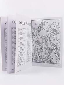 1 Libro de colorear para adultos: 75 ilustraciones hermosas, diseñadas para proporcionar diversión, relajación y alivio del estrés a los adultos a través de experiencias de colorear, que cubren temas como flores, animales, mandalas, paisajes naturales, adecuado para el regreso a la escuela y útiles de aprendizaje. - Multicolor - Ver 8