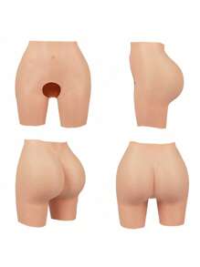 شورت رافع الأرداف من السيليكون الأنيق للشرق الأوسط، بنطال سيليكون ناعم مزيف لنحت الأرداف مفتوح الوركين لتعزيز منحنيات الجسم والحصول على مؤخرة مثالية