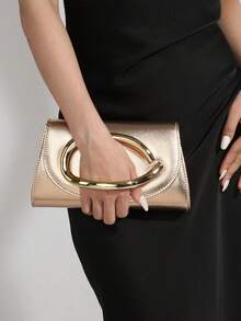 Shiny, Dazzling, Luxurious, Charming, Elegant, Exquisite Large Women's Clutch Bag, Evening Bag, Party Handbag With Detachable Chain Strap, Suitable For Weddings, Parties, Galas, Banquets, Made Of Velvet Material, Fashionable And Elegant, Suitable For Girls, Ladies, College Students, Young Professionals, Can Be Paired With Party Dresses, Evening Gowns, And Sequin Dresses