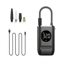 Tire Inflator Portable Air Compressor - Auto Air Pump For Car Tires, Digital Tire Pressure Gauge With Inflator, Cordless Rechargeable Tire Inflator With LED Light For Car, Motorcycle, Bike, Ball - Multicolor - View 3