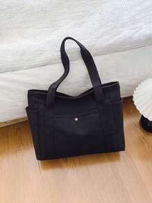 1pc Customized Embroidery Name Tote Canvas Bag, Commute Versatile Student Shoulder Bag, Large Capacity Laptop Tote Bag, Fashionable Crossbody Bag, Casual Travel Handbag, Independence Day Pattern Birthday, School Supplies, For Teenagers, Junior High School Students, Middle School Students, High School Senior High School Students, College Students, University Students, Freshman, Sophomore, Underclassmen,Delicate Romance,Bags & Luggage,Customized Women Shoulder Bags - Multicolor - View 17