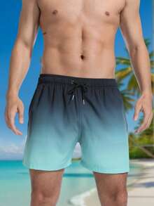 MADHERO Men Swim Trunks With Compression Liner 2 In 1 Quick Dry Swimming Shorts Swimwear,Hawaiian - Green - View 6