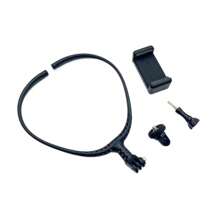 Support de fixation sur le cou pour selfie, vidéo de voyage et prises de vue. Support pour caméra sportive de première personne pour un suivi des prises de vue