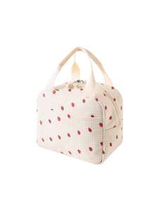 Cute Portable Lunch Bag, Insulated Lunch Box For Students And Office Workers, Handheld Adorable Meal Bag/Cooler