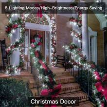 Garden Decoration Lights LED Outdoor Camping Atmosphere Light 105ft 300LED Solar Outdoor Waterproof Light Light Suitable For Outdoor Camping Canopy Tent Decoration Garden Courtyard Party Decoration Light - White Light - View 5