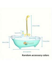 1 件装宠物鸟浴盆，鹦鹉自动洗澡淋浴盆，鸟类适用 - 彩色 - 查看 2