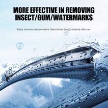 高效玻璃清洁湿巾 - 快速去除油污、灰尘、虫子残留物和鸟粪，恢复玻璃透明度。适用于挡风玻璃、侧窗、后视镜