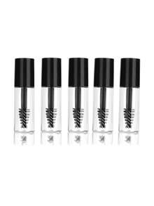 1 件/5 件 3ml 睫毛膏空管，迷你透明，可再填充 DIY 化妆品空瓶，适用于旅行化妆品分配器 - 黑色 - 查看 1