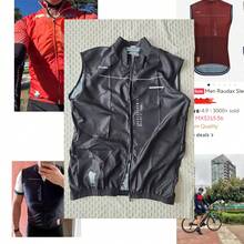 RAUDAX 1 pièce Gilet de cyclisme Raudax léger et portable, coupe-vent automnal, débardeur de randonnée, unisexe