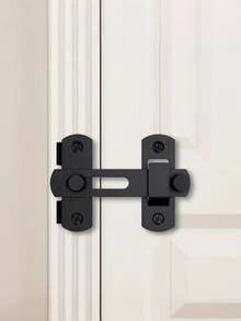 5 件重型不锈钢门锁 - 工业级，耐用旋转门扣，带钥匙控制，适用于家庭和浴室安全，浴室门把手