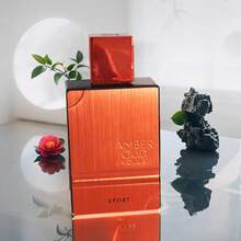 Amber Oud Exclusif Sport Extrait De Parfum Spray For Unisex, 2.0 Ounce - Arabian Perfume For Women And Men - Long Lasting Arabic Perfume - Vanilla And Woody Fragrance - Eau De Parfum - 2 Oz - 紅色 - 查看 1