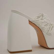 So Me Carlah Chunky Platform Sandals - 白色 - 查看 5