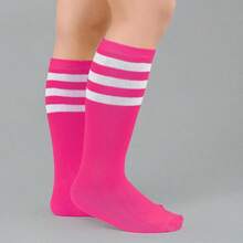 Calcetines de fútbol para niños y niñas - Rosa - Ver 6