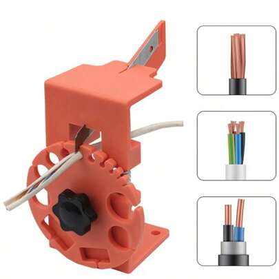 Handgehaltene Kupferkabelabisolierzange, manuelle Kupferkabelbeanziehmaschine, Kabelabisolier Werkzeug