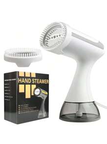 SEAGO Vaporizador de ropa portátil de 1500W, 1 ajuste de calor, temperatura de vapor de 130°C, capacidad del tanque de agua de 300ML, vaporizador de ropa de alta calidad, apto para viajes, uso doméstico, vuelta al colegio, artículos de viaje